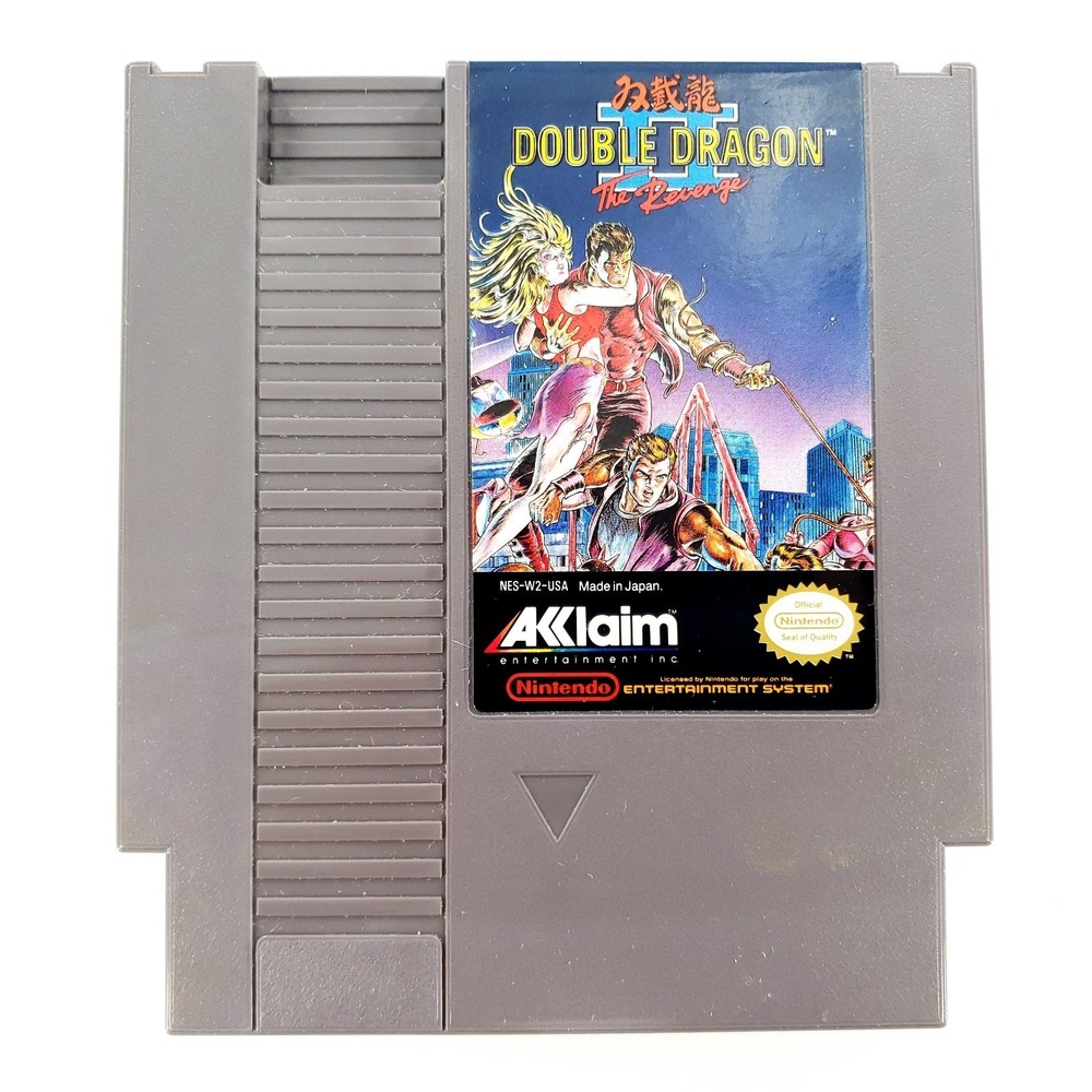 Double Dragon II: The Revenge (Nintendo NES, 1990) Authentic Cart Only Tested